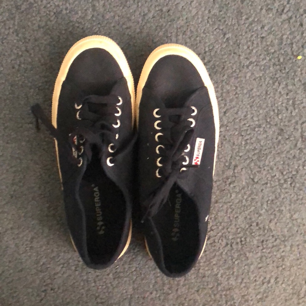Gently used superga sneakers